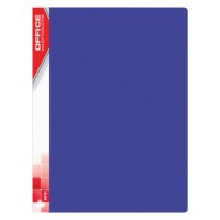 CAPA CATALOGO A4 COM 30 BOLSAS AZUL